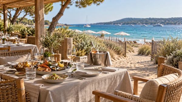 Où déguster une cuisine raffinée à la plage de Pampelonne ?